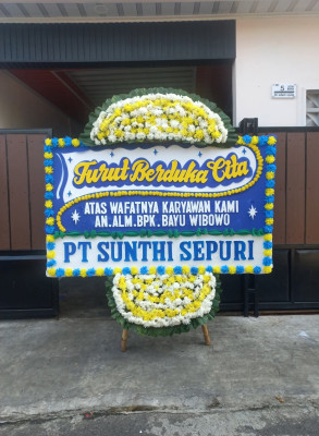 Papan Bunga Duka di Pangkalan Jati Baru