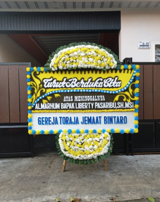 Papan Bunga Duka di Pangkalan Jati Baru