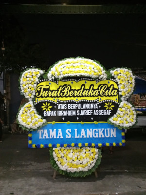 Papan Bunga Duka di Pangkalan Jati Baru