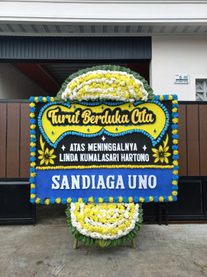 Papan Bunga Duka di Pangkalan Jati Baru